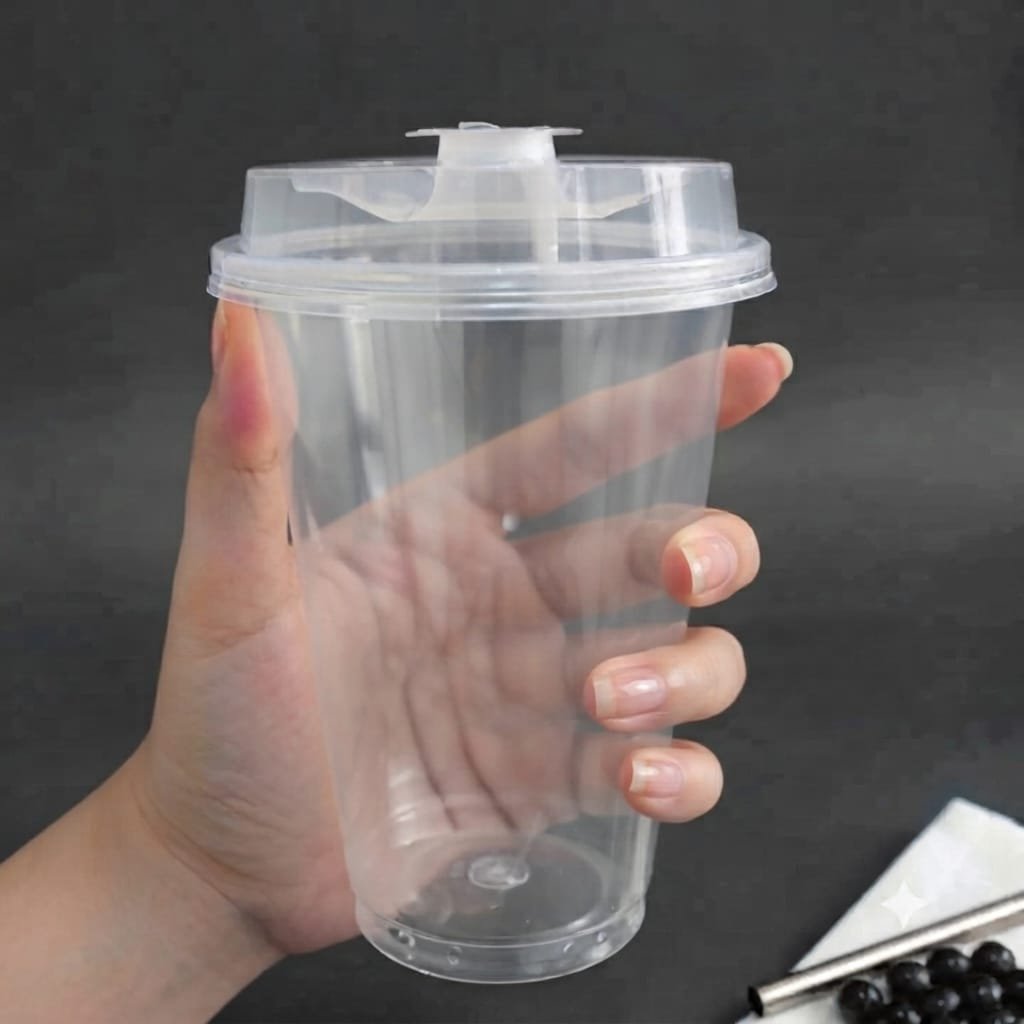 Cup Injection 500ml — kemasan plastik