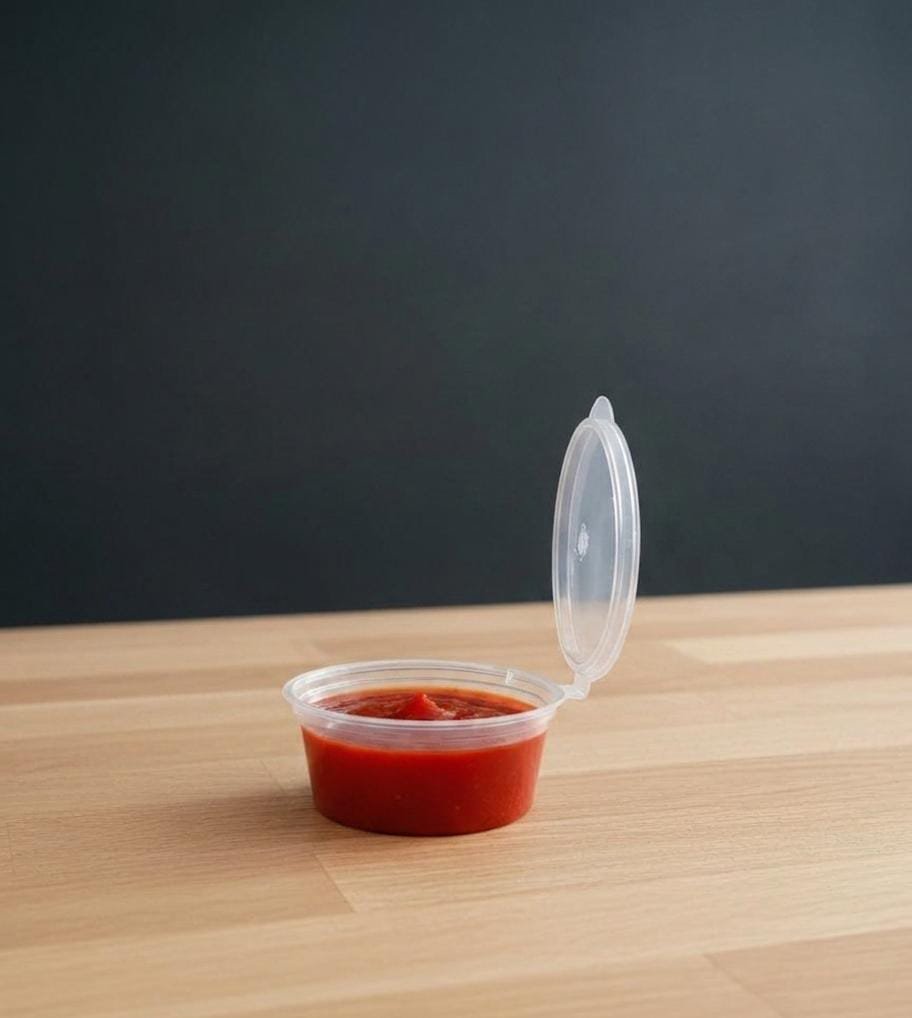 Cup sauce 35ml — kemasan plastik