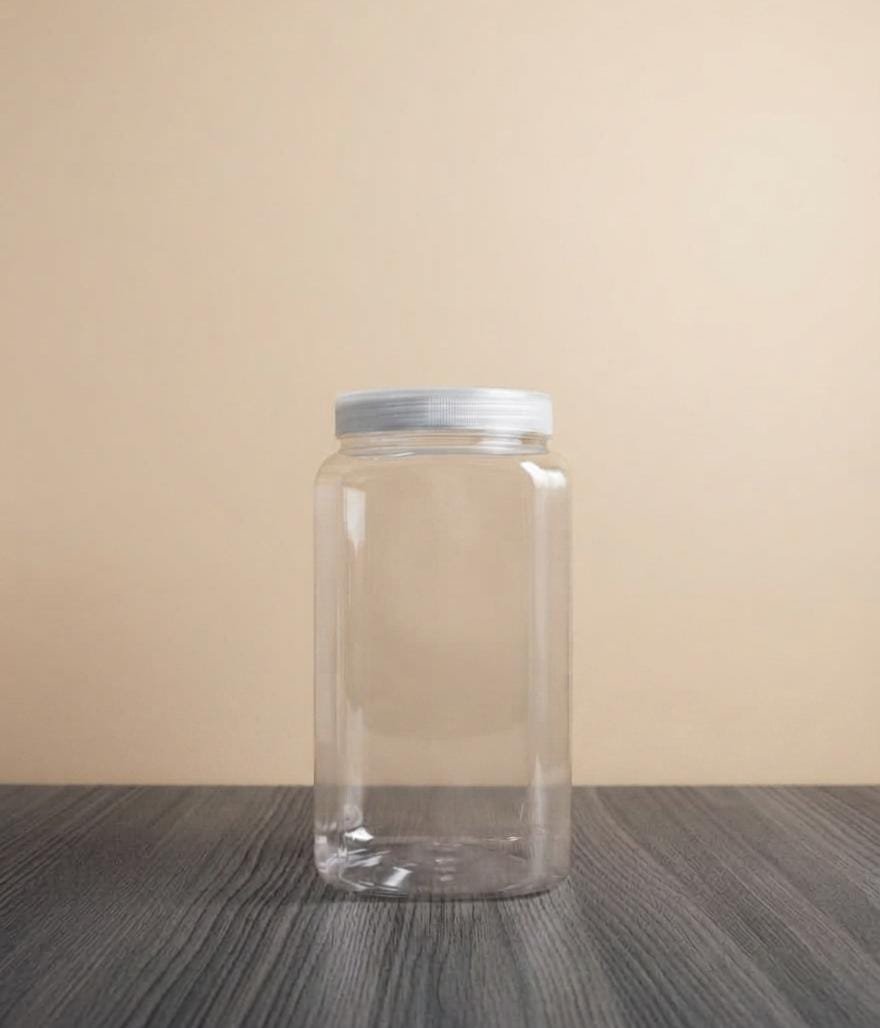 Toples Bening 2liter kotak — kemasan plastik