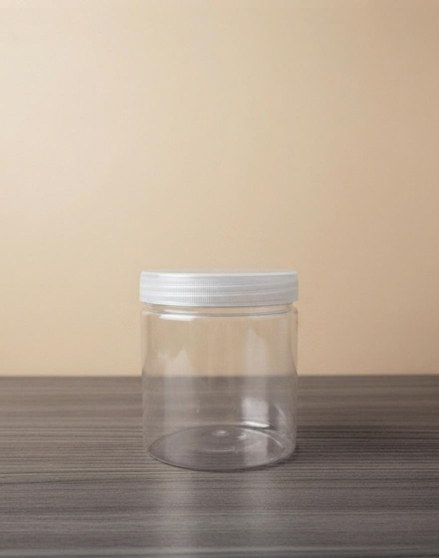 Toples Bening 600ml — kemasan plastik