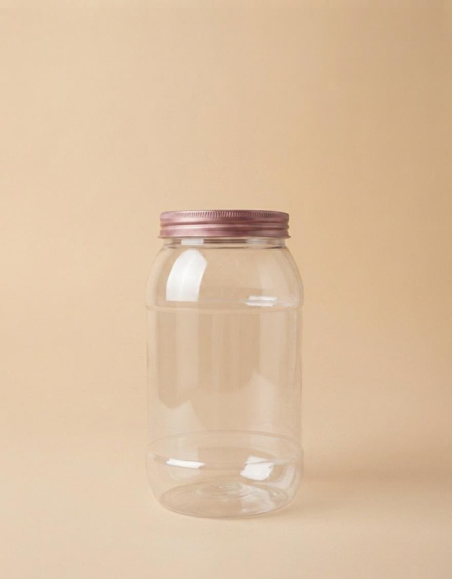 Toples Rose Gold 2liter bulat — kemasan plastik